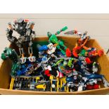 A mixed selection of Lego technic's and mindstorm toys
