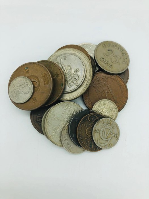 A Large volume of coins, variety of years, countries and denominations including England, France - Image 9 of 9