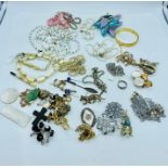 A Selection of costume jewellery