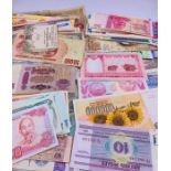 A Large selection of world bank notes 1993-2018