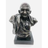 A Bronze of Mahatma Ghandi, limited edition signed and numbered 95/100