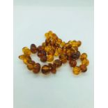 A Baltic Amber necklace