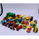 Twenty eight die cast vehicles of various makers, Matchbox, Husky, Lone Star etc.