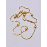 A 14ct yellow gold necklace (3.95g)