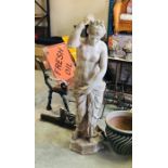 A Classic large Venus Statue on plinth.(approx. 153cm tall)