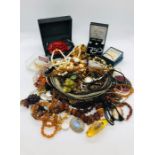 A large volume of quality costume jewellery