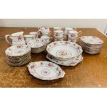 Royal Albert petit point eight piece china tea set with extras