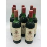 Eight 1984 Chateau Canton La Rosiere Bordeaux