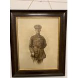 A Framed print of a solider
