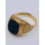 A 9ct gents Signet ring (4.3g)