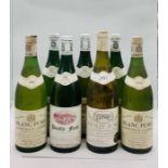 Four 1985 Les Loqes Pouilly Fume, two Blanc Fume De Pouilly-s-Loire 1982 & 1983and a 1988 Pouilly