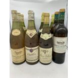 Mixed case of French white wine to include five Chablis from various years and estates, three
