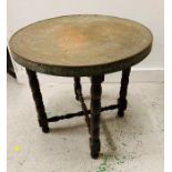 Brass tea table