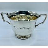 A Silver Hallmarked loving cup