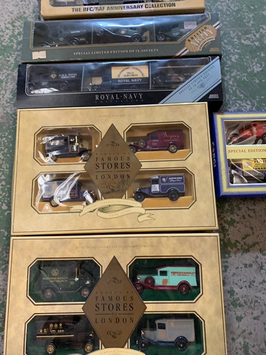 A Selection of boxed set of vintage lorries and vans various models and makers to include - Image 3 of 3