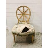 A Regency chair (In need of Restoration)