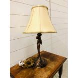 An Art deco style table lamp