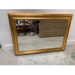 An Gilt frame over mantel mirror (76cm X 103cm)
