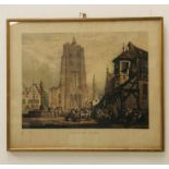 Framed vintage print of the Cathedral Litulm by S. Prout/ JC Stadler