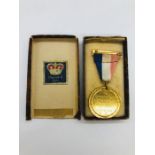A Queen Elizabeth II Coronation Commemorative medal