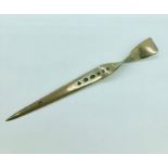 A Hallmarked silver letter opener