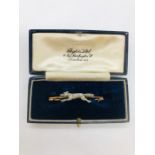 Diamonte fox brooch by flights ltd of Burlington Arcade London