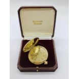 A rare Paul Buhre pocket watch in 15ct gold.