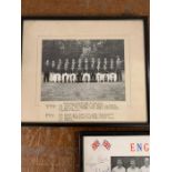 Cricket memorabilia: Team photographs, Signed team photograph of the England test team lords 1963.