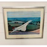 A Print of Concorde from a member of the Ground Crew.