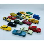 A selection of Matchbox Lesney diecast cars