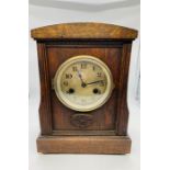 Wooden cased mantle clock