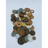 A small selection of collectable worldwide coins