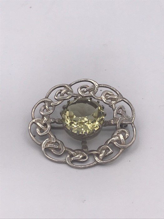 A Citrine Brooch - Image 4 of 4