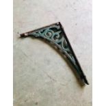 A Large decorative cast iron support bracket (100cm X 66cm)