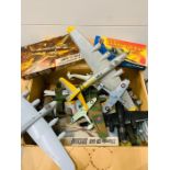 Selection of air fix model aeroplanes