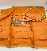 A Vintage Ponte S Trinita, Ricordo di Firenze 1945 napkins and tablecloth