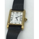 A 9ct yellow gold cased watch (14g Total weight)