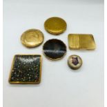 A selection of six compacts