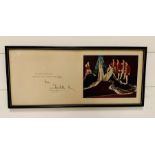 A 1954 Christmas Card signed Elizabeth R with a photograph of Queen Elizabeth II and her mother