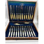 A Joseph Rodgers and Son boxed cutlery set