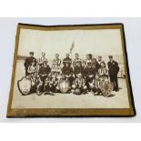 'HMS HAWKINS 1924-25 FOOTBALL TEAM PHOTO, HONG KONG' and two old Chinese photographs of Palace