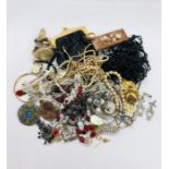 A selection of costume jewellery