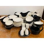 A Mid Winter Style craft breakfast, dinner and tea service set