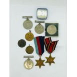 A small selection of medals and medallions