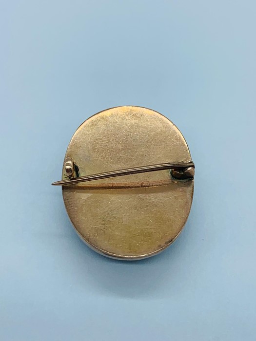 A Mourning brooch - Image 2 of 2