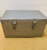 A large metal box