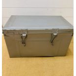 A large metal box