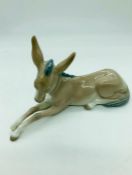 A Lladro figure of a donkey or foal marked Daisa 1977