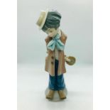 Lladro figure of a clown holding a violin (marked-4 I- 280)