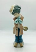 Lladro figure of a clown holding a violin (marked-4 I- 280)